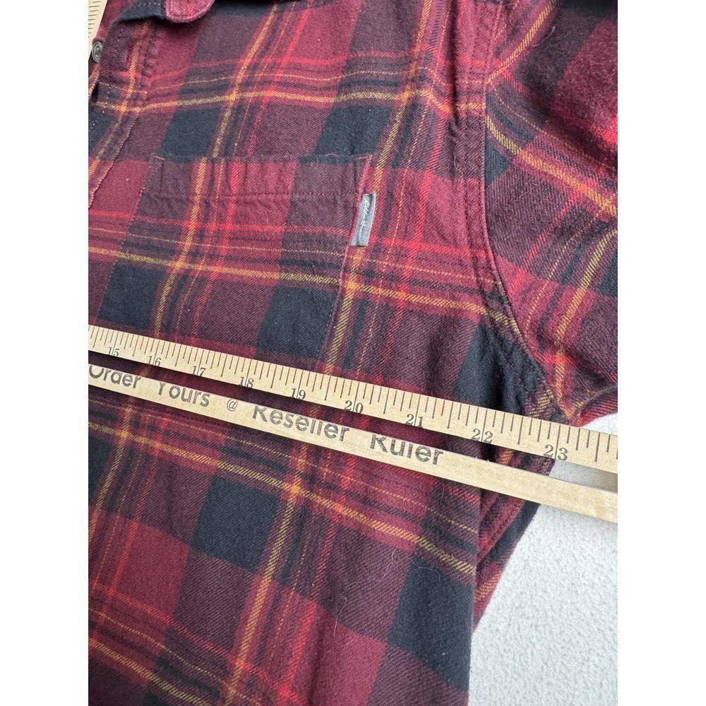 Eddie Bauer Men's Flannel Shirt Size XL Red - Picture 5 of 6